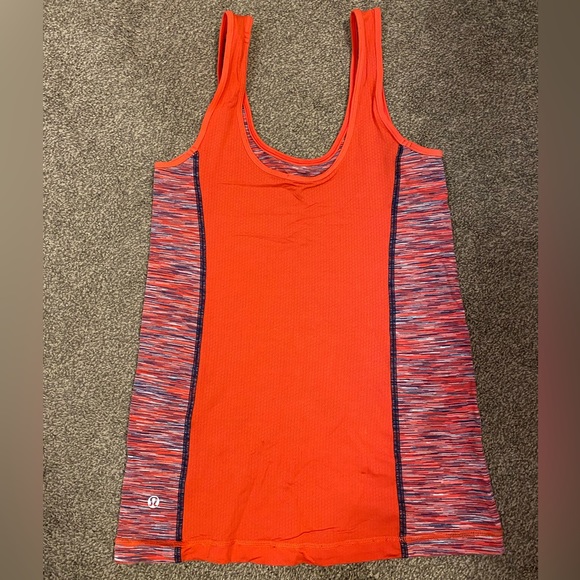 Lululemon Vintage “Rock It Tequila Sunrise Space Dye Tank Top” - Picture 2 of 4